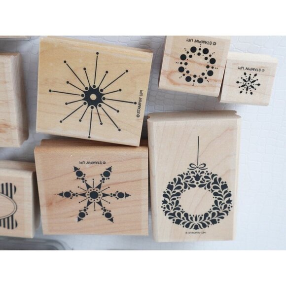 19 Vintage Rubber Stamps Stampin Up Hearts Yummy For Your Tummy Cat Wreath - Picture 3 of 7